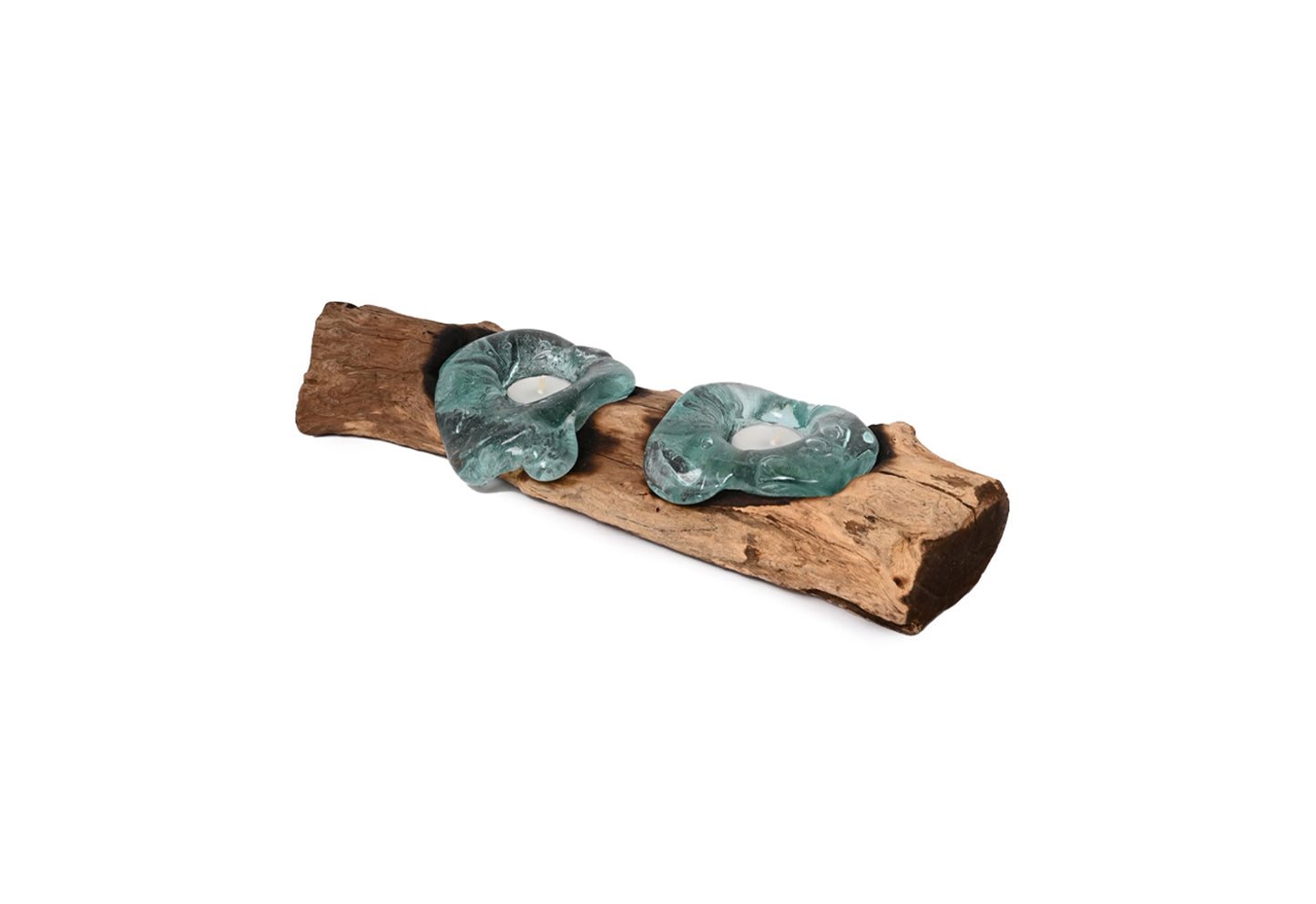 Pacific Tealight Holder 2 Glass